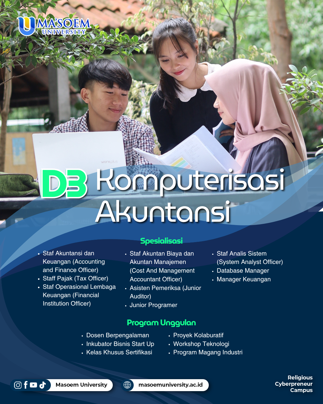 Kuliah Prodi Komputerisasi Akuntansi Rp4.500.000 per Semester di Universitas Maâ€™soem