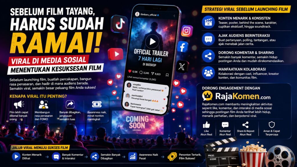 Sebelum Film Tayang, Harus Sudah Ramai: Viral di Media Sosial Bisa Menentukan Besarnya Perhatian Publik