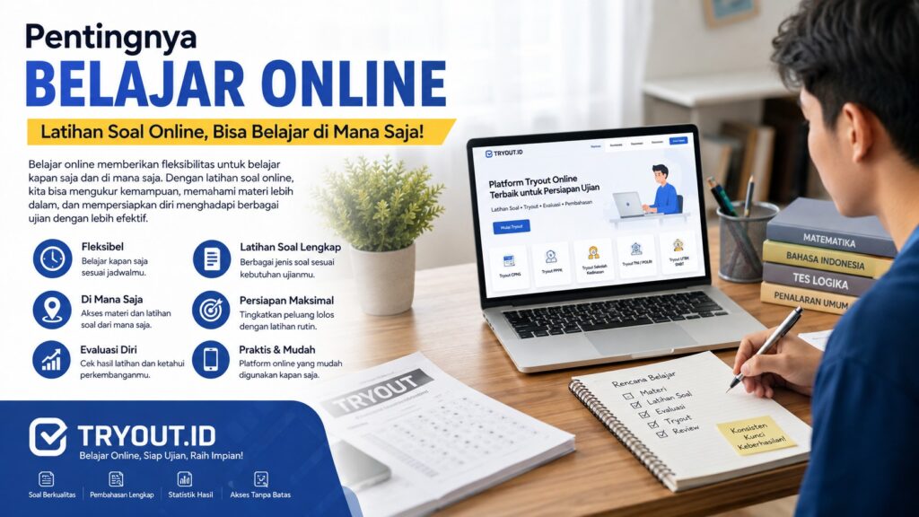 Pentingnya Belajar Online dengan Latihan Soal: Bisa Belajar Kapan Saja dan di Mana Saja