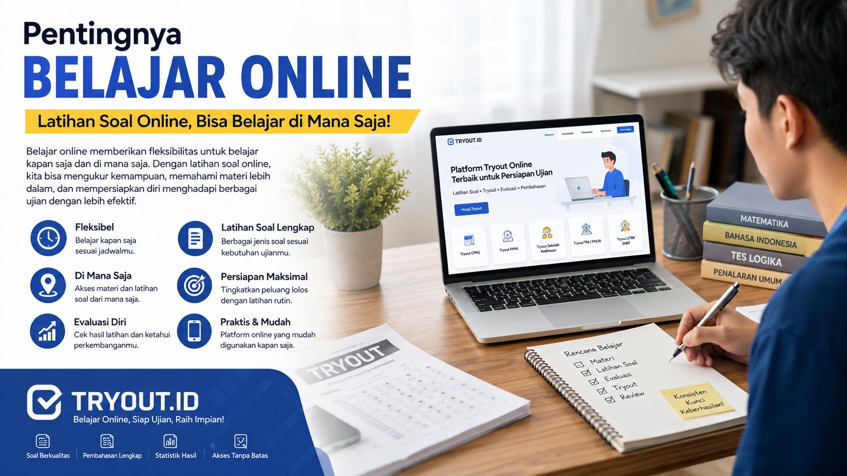 Pentingnya Belajar Online dengan Latihan Soal: Bisa Belajar Kapan Saja dan di Mana Saja