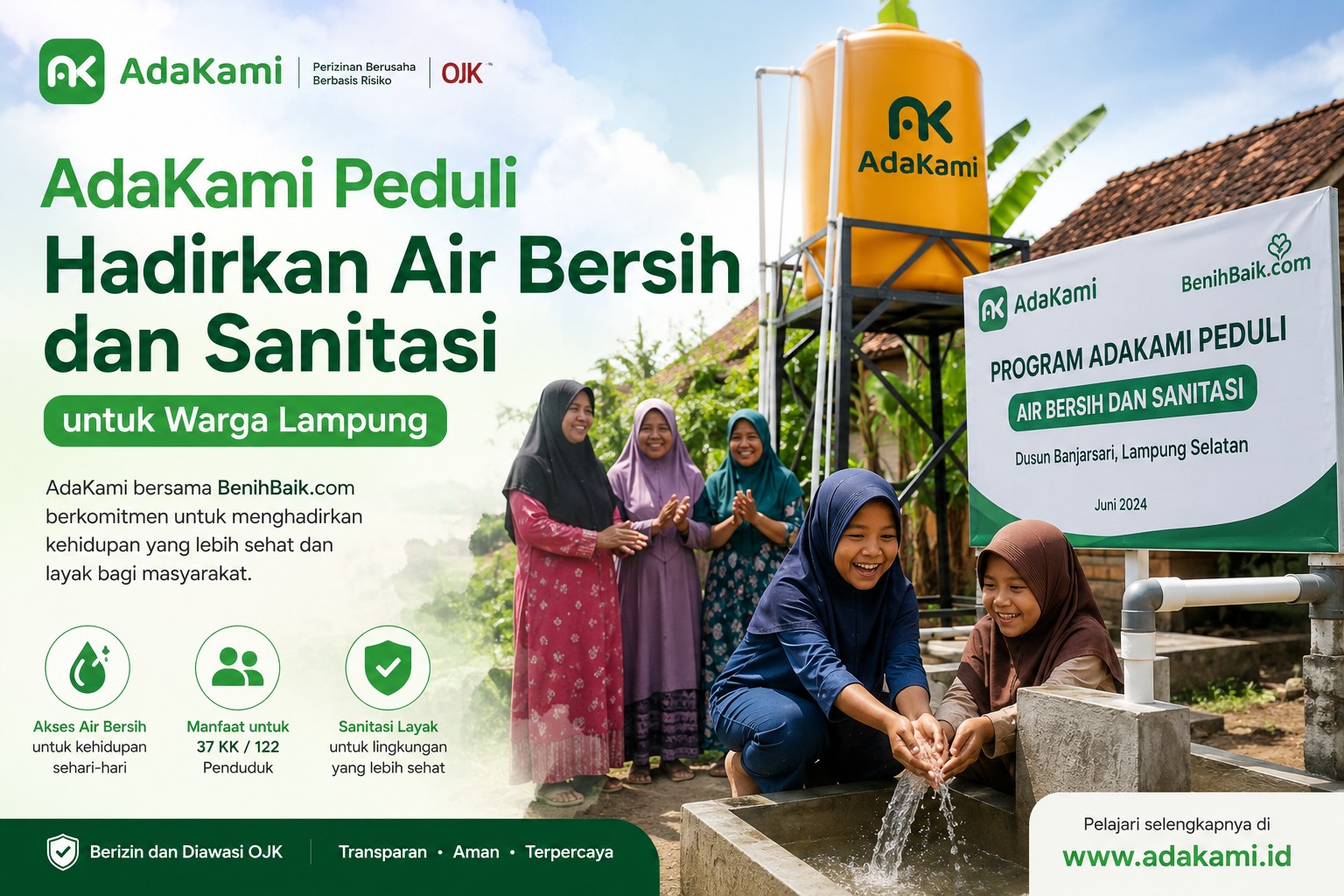 AdaKami Peduli – Hadirkan Air Bersih