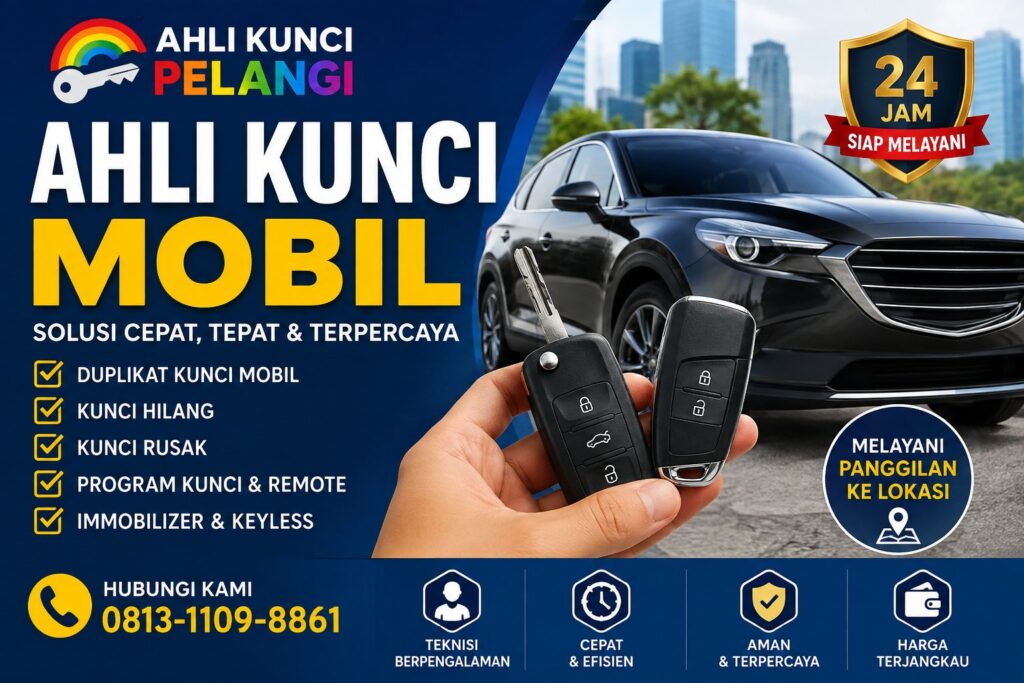 Ahli Kunci Mobil Tangerang untuk Kebutuhan Duplikat Kunci yang Praktis