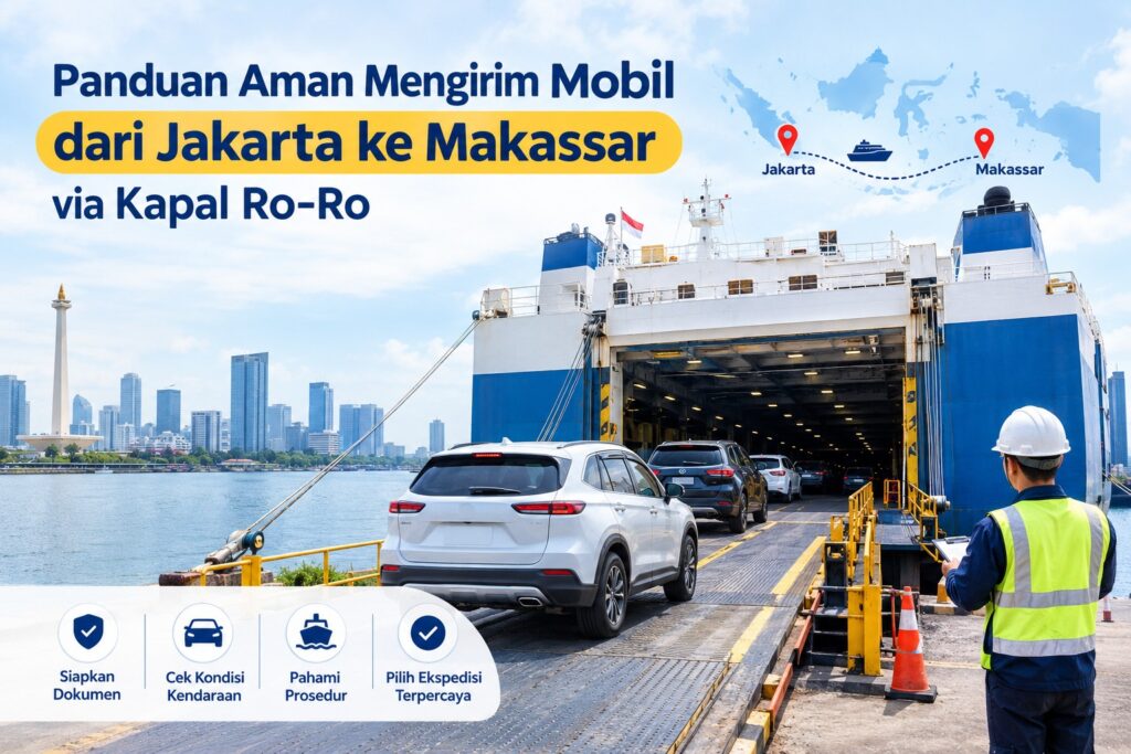 Panduan Aman Mengirim Mobil dari Jakarta ke Makassar via Kapal Ro-Ro