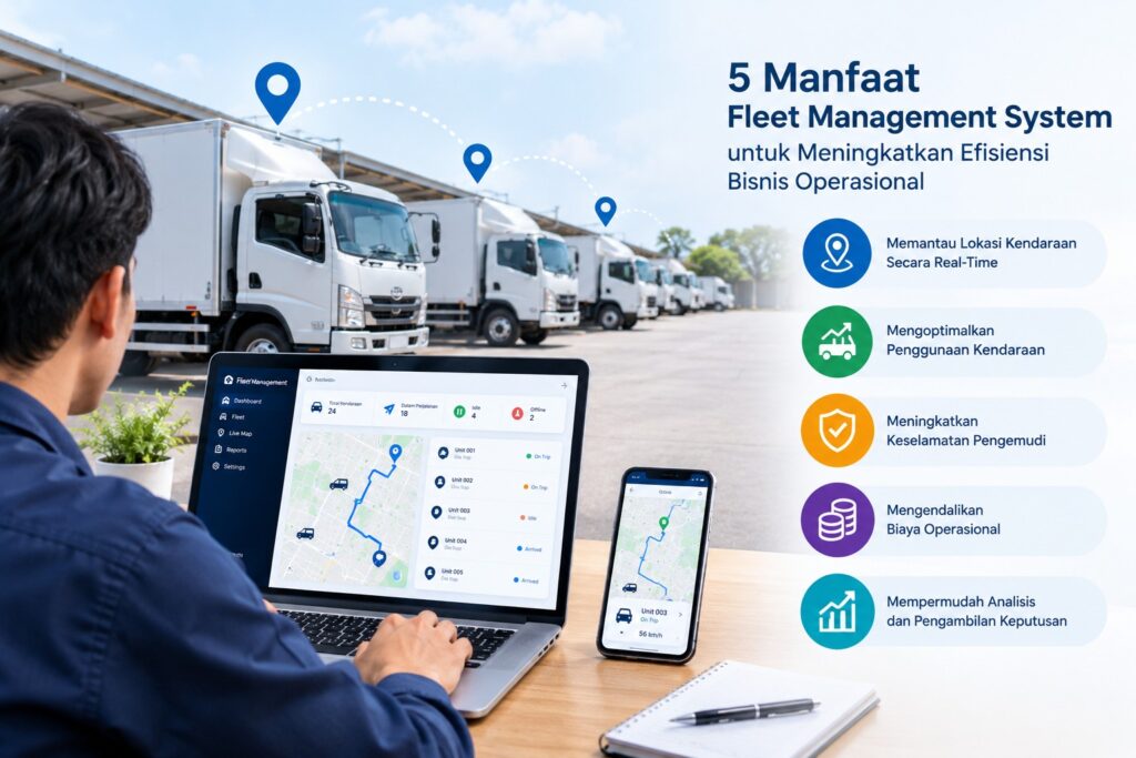 5 Manfaat Fleet Management System untuk Meningkatkan Efisiensi Bisnis Operasional