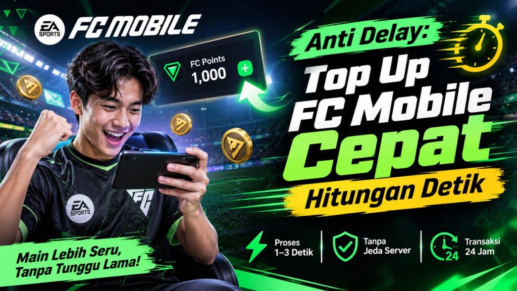 Anti Delay: Top Up FC Mobile Cepat Hitungan Detik